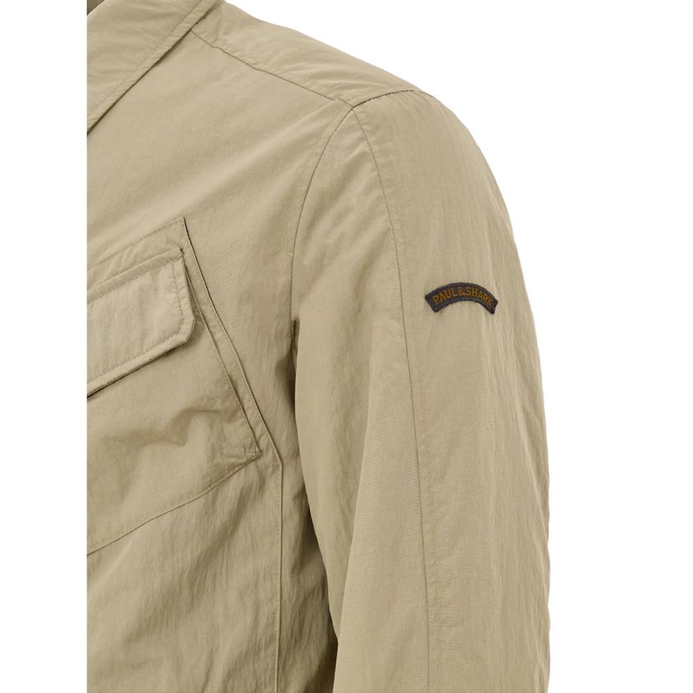logo-patch flap-pocket jacket 3