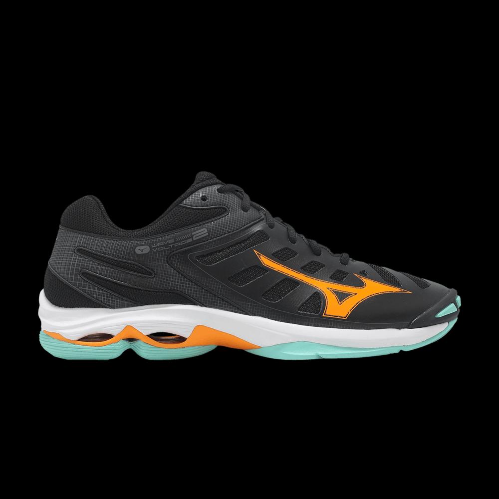 Кроссовки Mizuno Wave Voltage 2 'Черный Танжело Ледяной Зеленый' 1