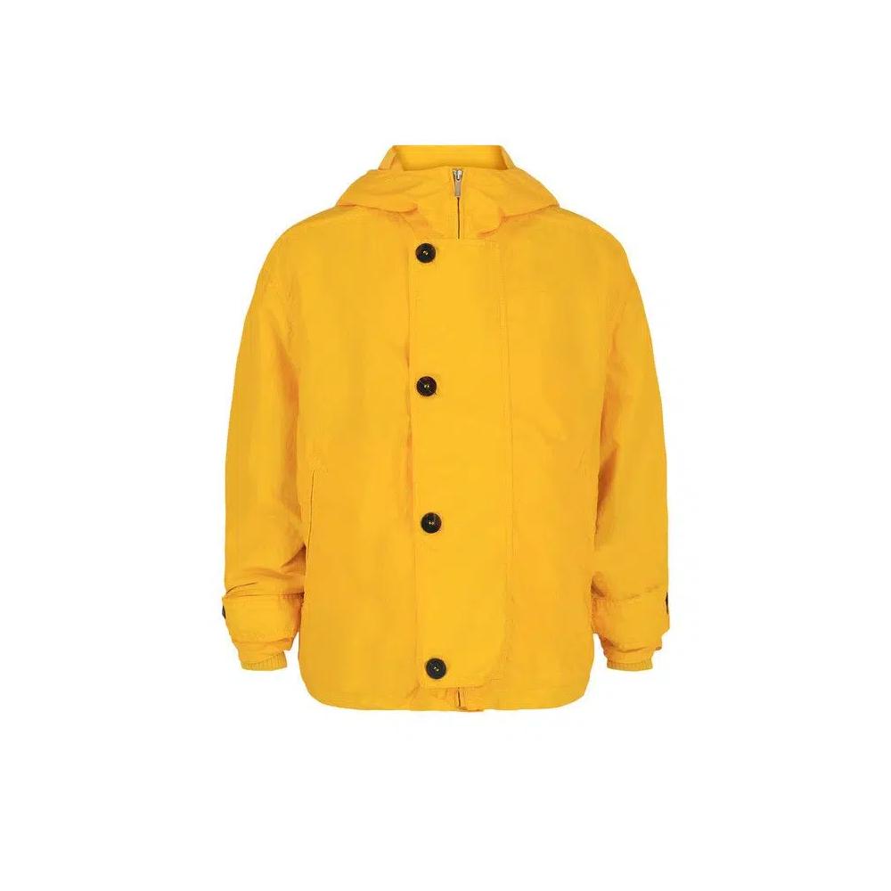Верхняя одежда Ferragamo Coated Hooded Jacket «Желтый» 1