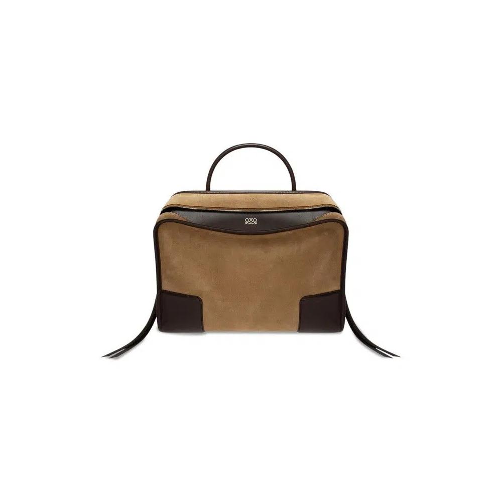 Сумки с верхней ручкой Loewe Amazona 180 XL 'Dark Oro/Chocolate' 2