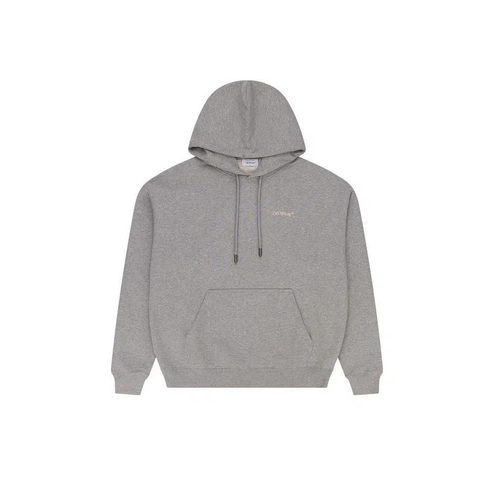 Худи Off-White c/o Virgil Abloh Bolt Arrow Hoodie 'Heather Grey' 1