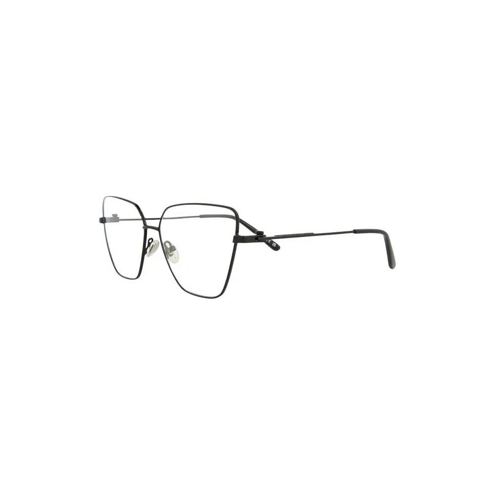 Очки Balenciaga Cat Eye-Frame Metal Optical Frames 'Black Transparent' 2