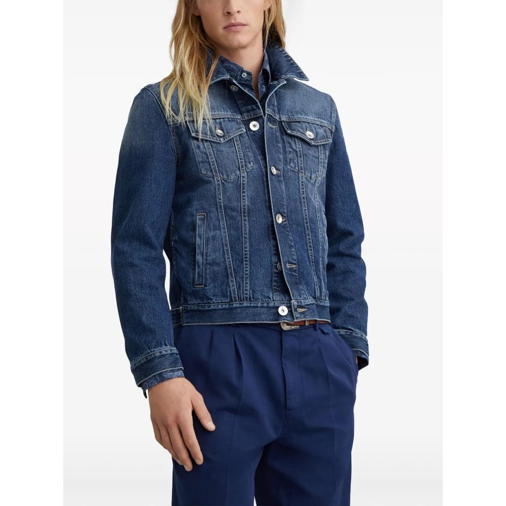 Джинсовая куртка на пуговицах 2