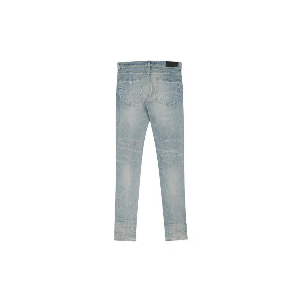 Amiri Bleachout Crystal Thrasher Jeans 'Античный Индиго' 2