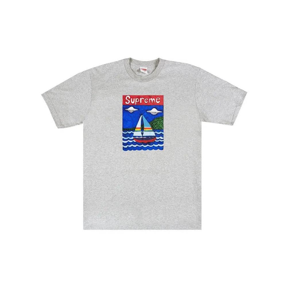 Футболки Supreme Sailboat Tee 'Heather Grey' 1