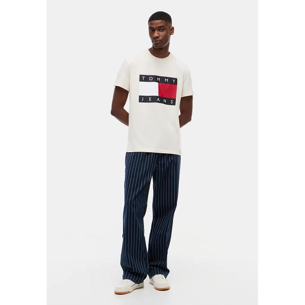 Футболка с нашивкой-флагом и круглым вырезом - Tommy Jeans 4