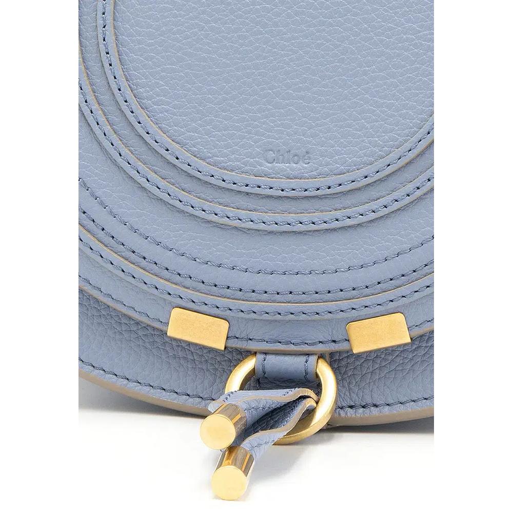 Маленькая сумка Marcie Saddle через плечо в цвете Shady Cobalt 3