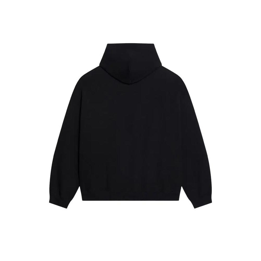 Худи Balenciaga Wide Fit Hoodie 'Black/Red' 2