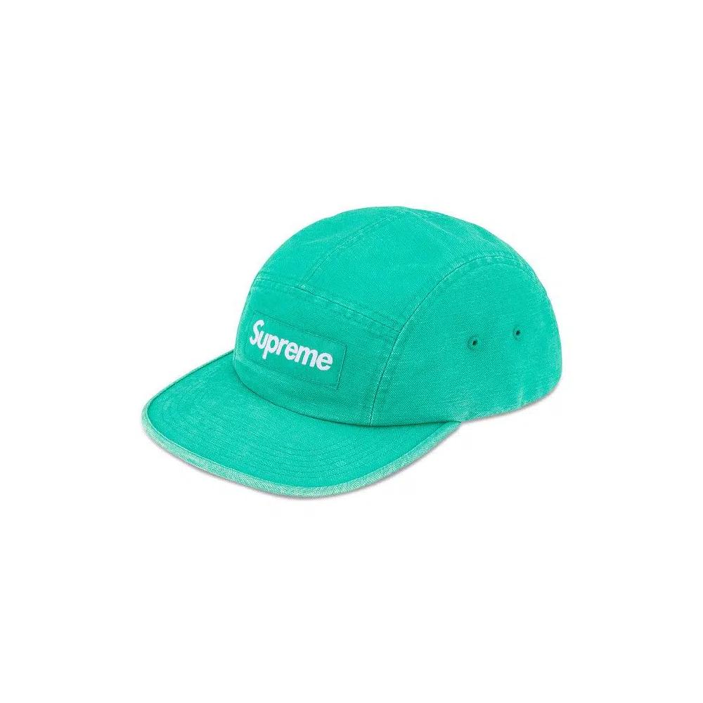 Кепки Supreme Canvas Camp Cap «Teal» 1