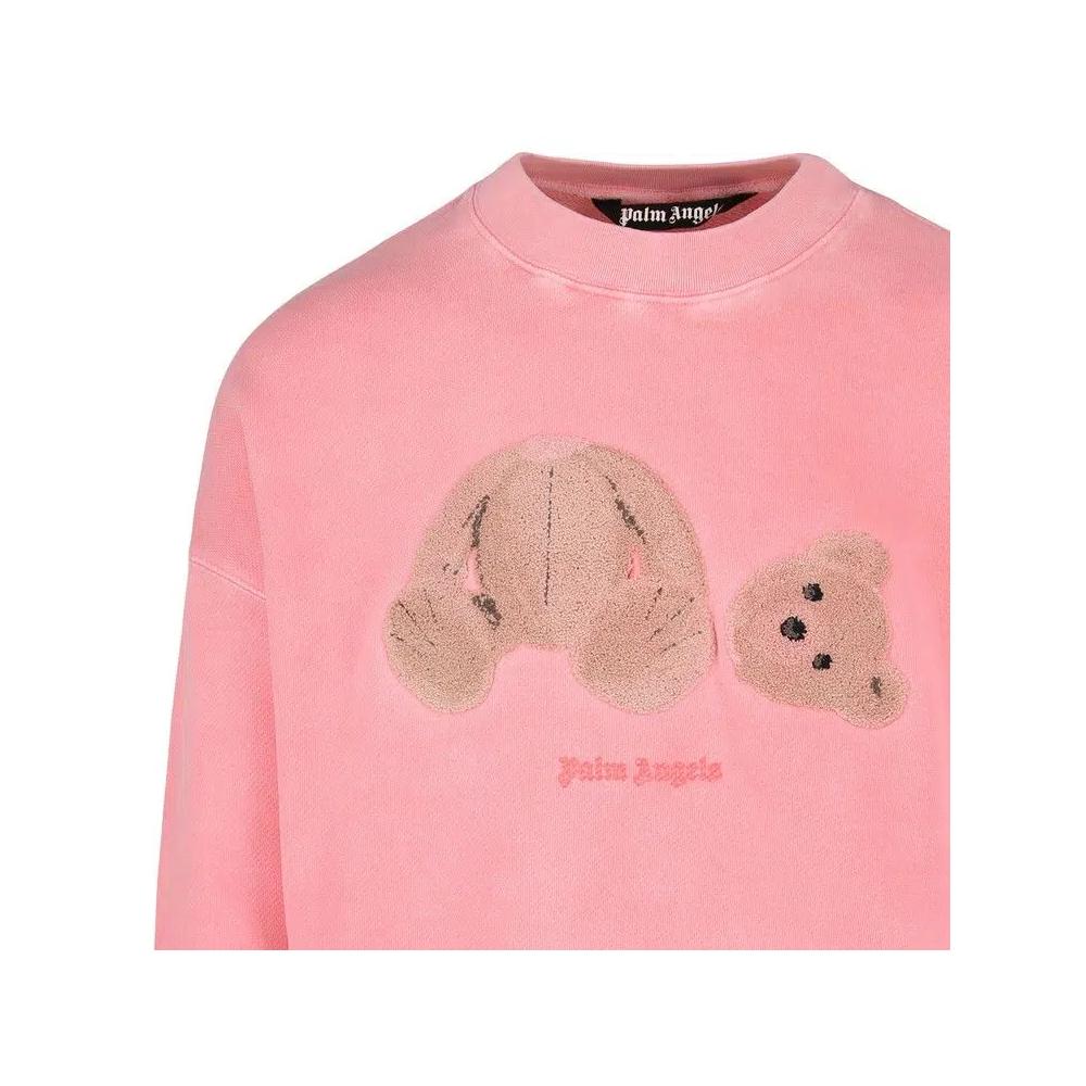 Свитеры Palm Angels Bear Свитшот 'Fluorescent Pink' 3