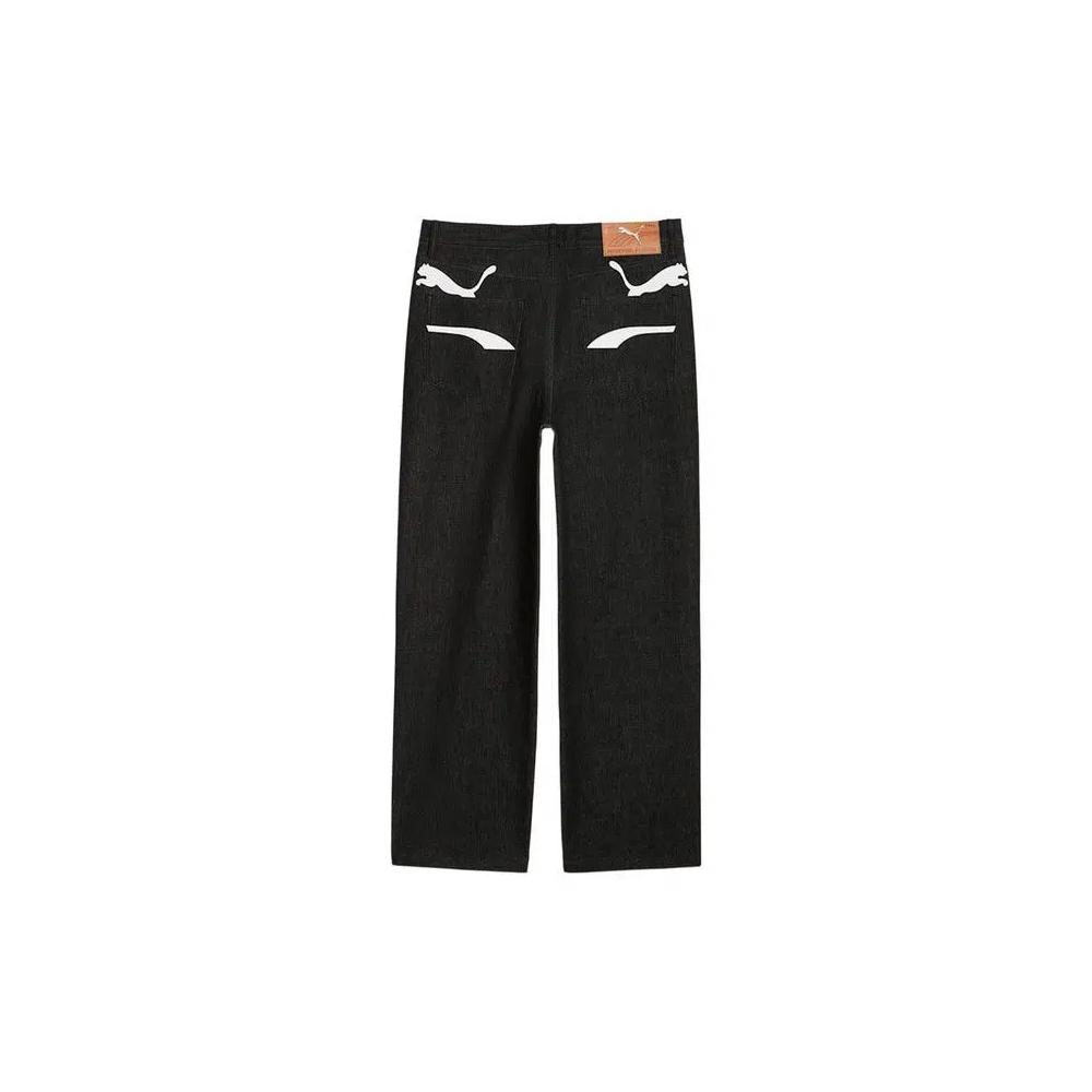Джинсы Puma x A$AP ROCKY Printed Denim Pants 'PUMA Black' 2
