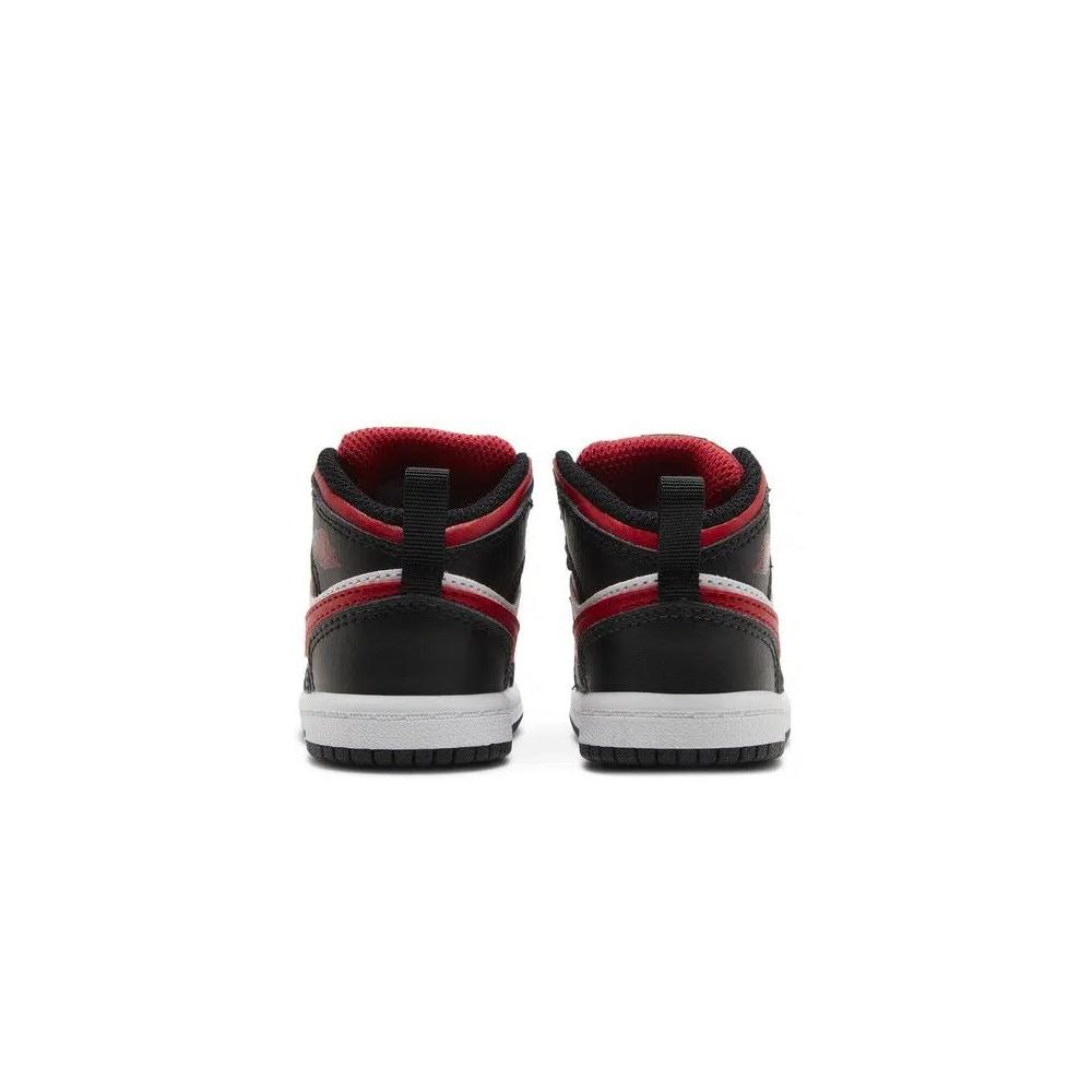 Кроссовки Air Jordan 1 Mid TD 'Black Fire Red' 6