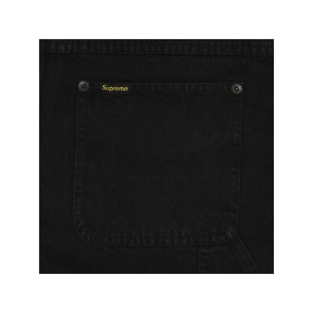 Рубашка на пуговицах Supreme Denim Painter 'Black' 3