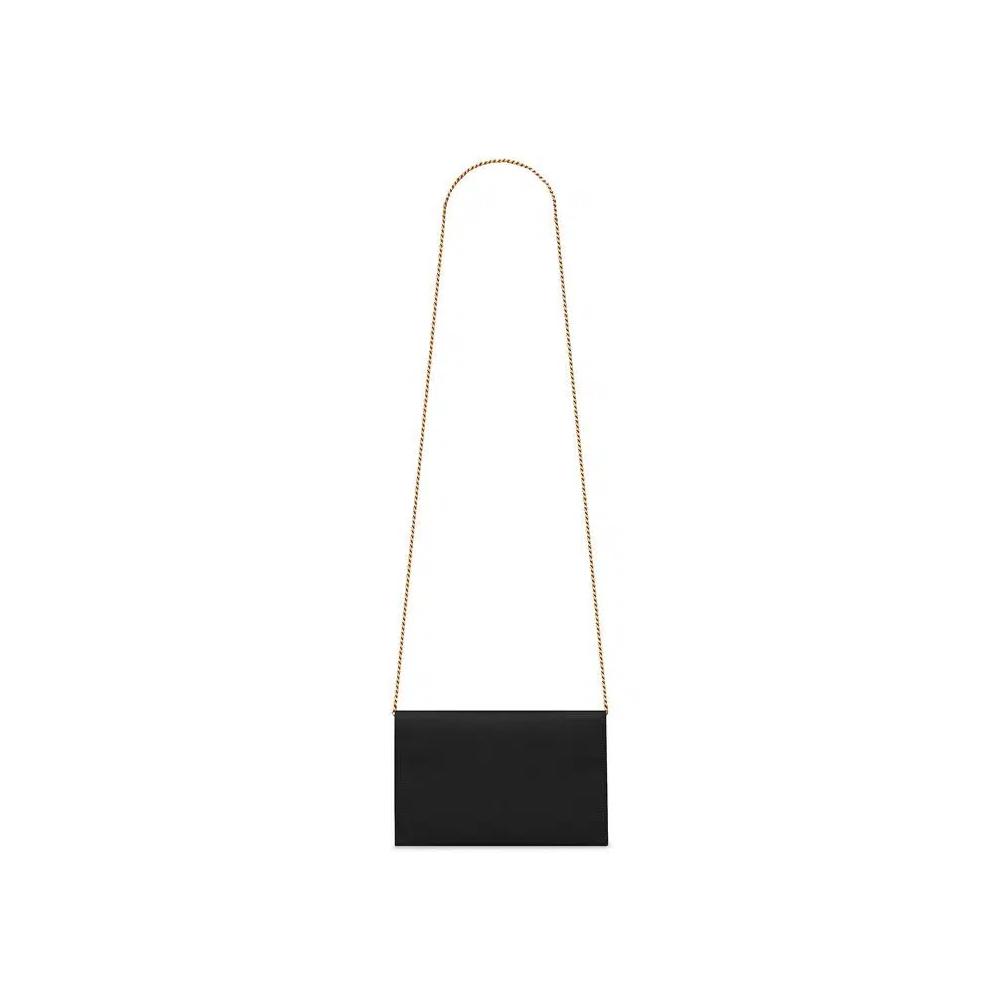 Сумки через плечо Saint Laurent Uptown Wallet На цепочке 'Неро' 2