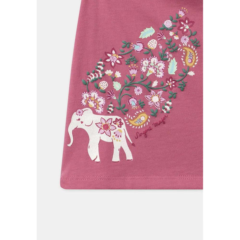 Футболка с графическим принтом Pink Elephant 2