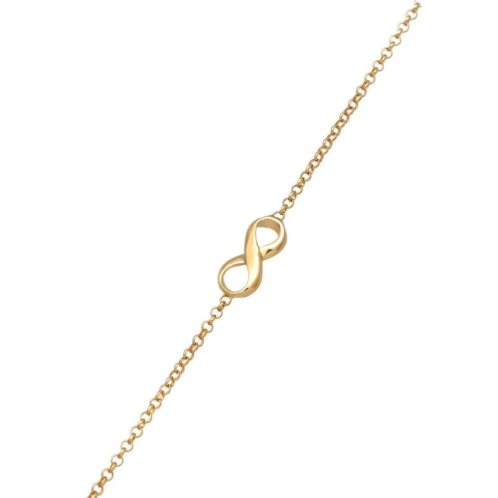 Infinity Hand Chain – позолоченное серебро 3