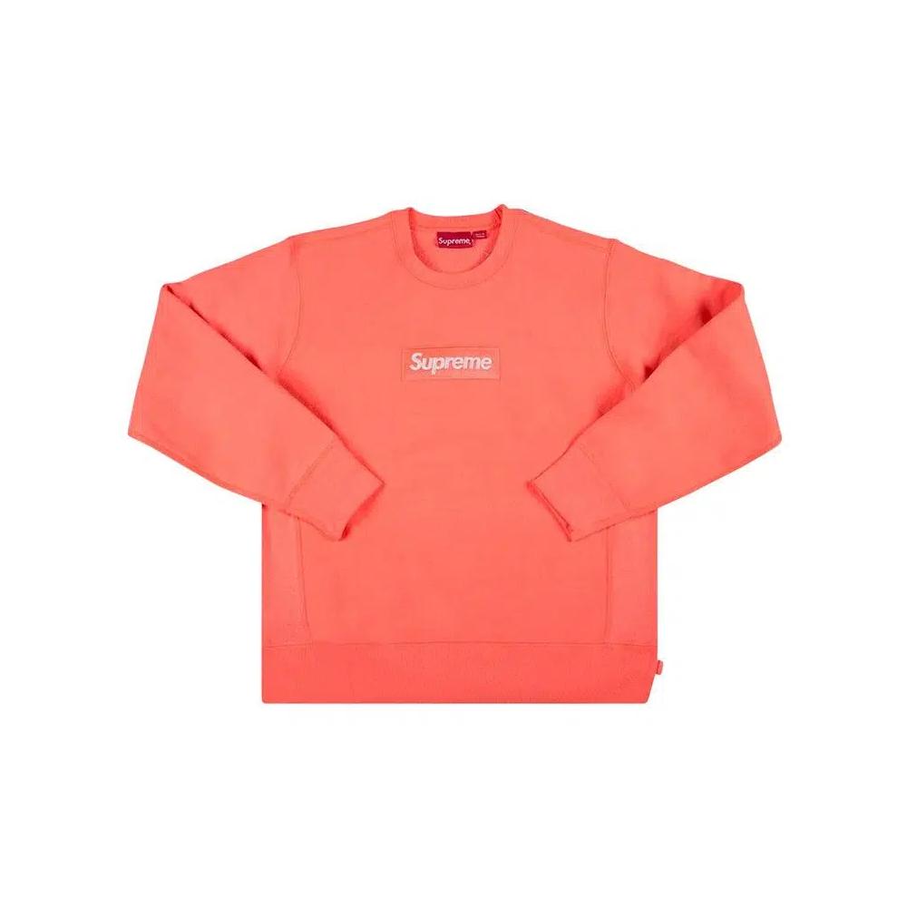 Свитшоты Supreme Box Logo Crewneck 'Fluorescent Pink' 1