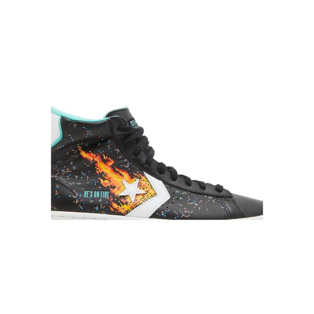 Баскетбольный стиль NBA Jam x Converse Pro Leather High 'He's On Fire!' 2