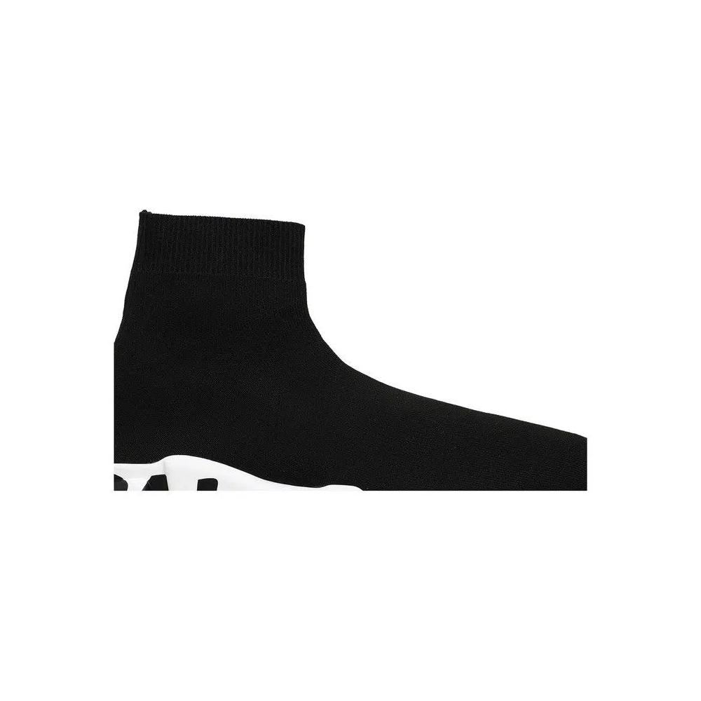 Кроссовки Balenciaga Wmns Speed Trainer 'Черный белый' 2