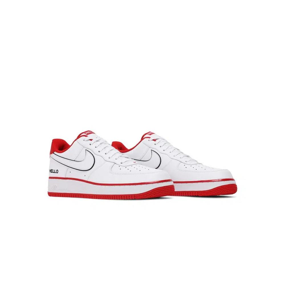 Кроссовки Urbanstar x Nike Air Force 1 '07 LX 'HELLO Pack - White University Red' 8