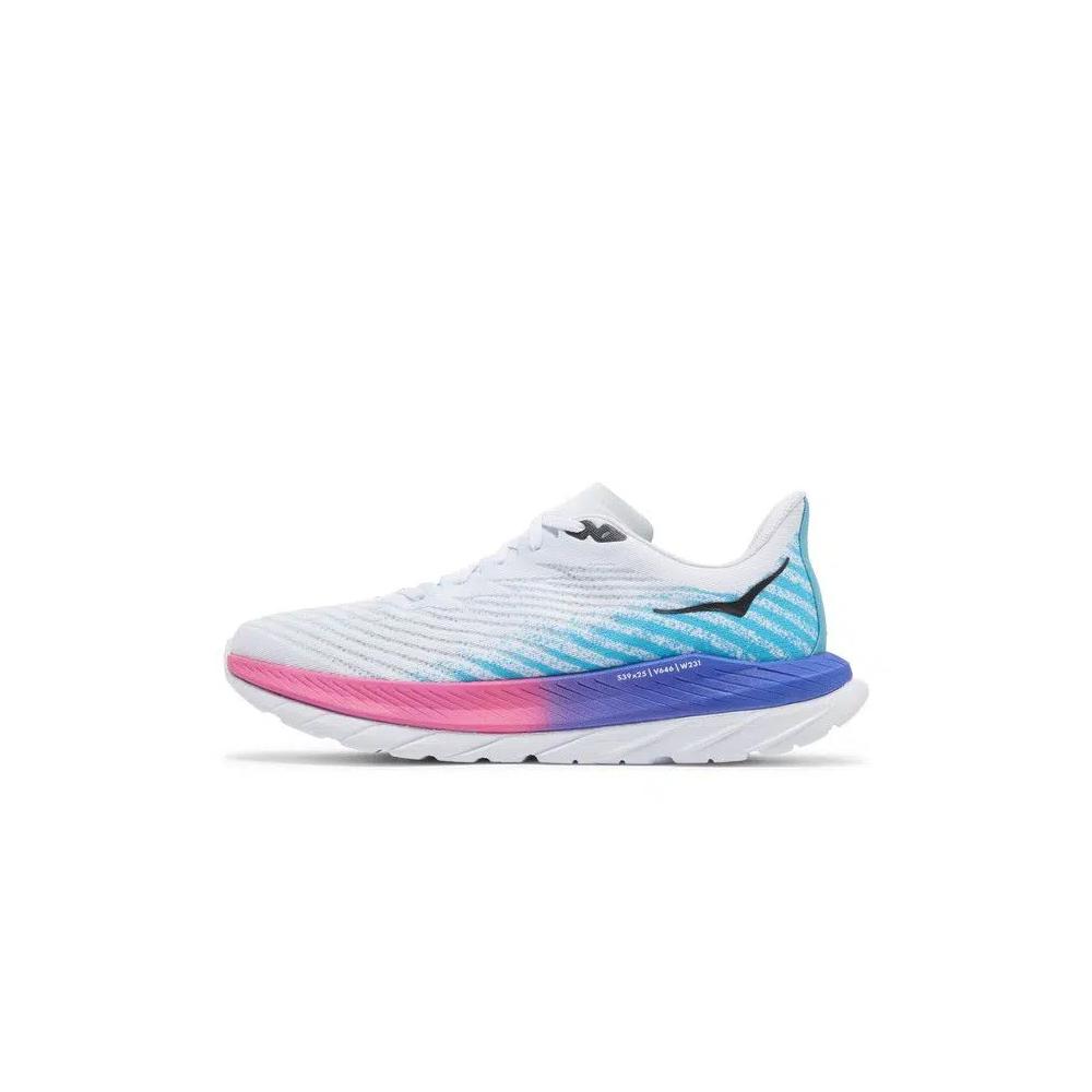 Кроссовки HOKA Mach 5 'White Scuba Blue' 3