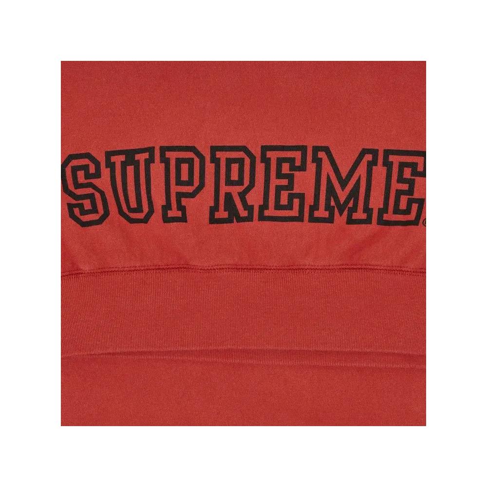Худи Supreme Collegiate Sleeve Hooded Sweatshirt 'Burnt Red' 3