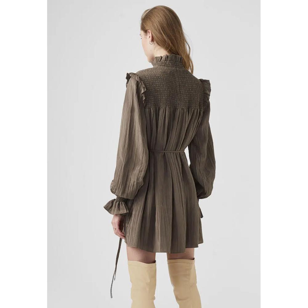 Мини-платье Boza Crinkle Smocked 2