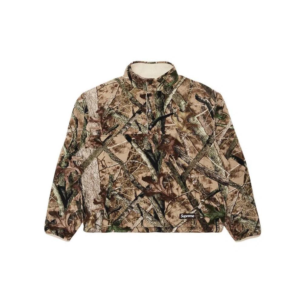 Флисовые куртки Supreme Polartec Shearling двусторонний пуловер 'TrueTimber HTC Fall Camo' 4