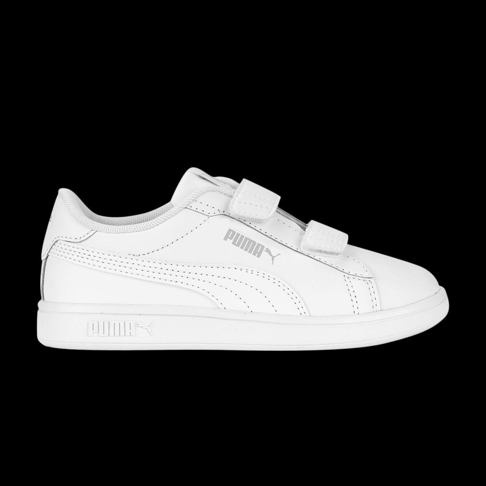 Кроссовки Puma Smash 3.0 Leather Velcro Little Kid 'White' 1