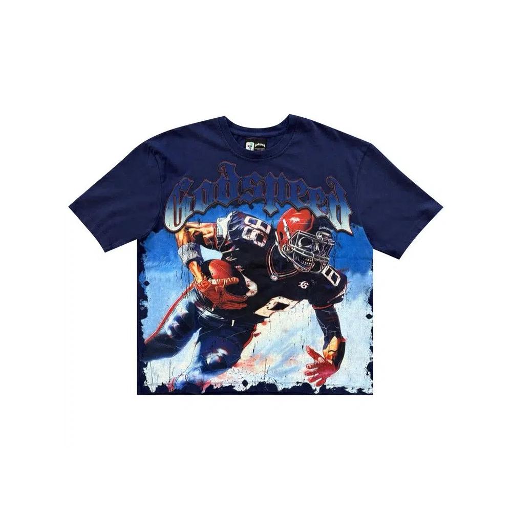 Топы Godspeed Endzone T-Shirt «Navy Wash» 1