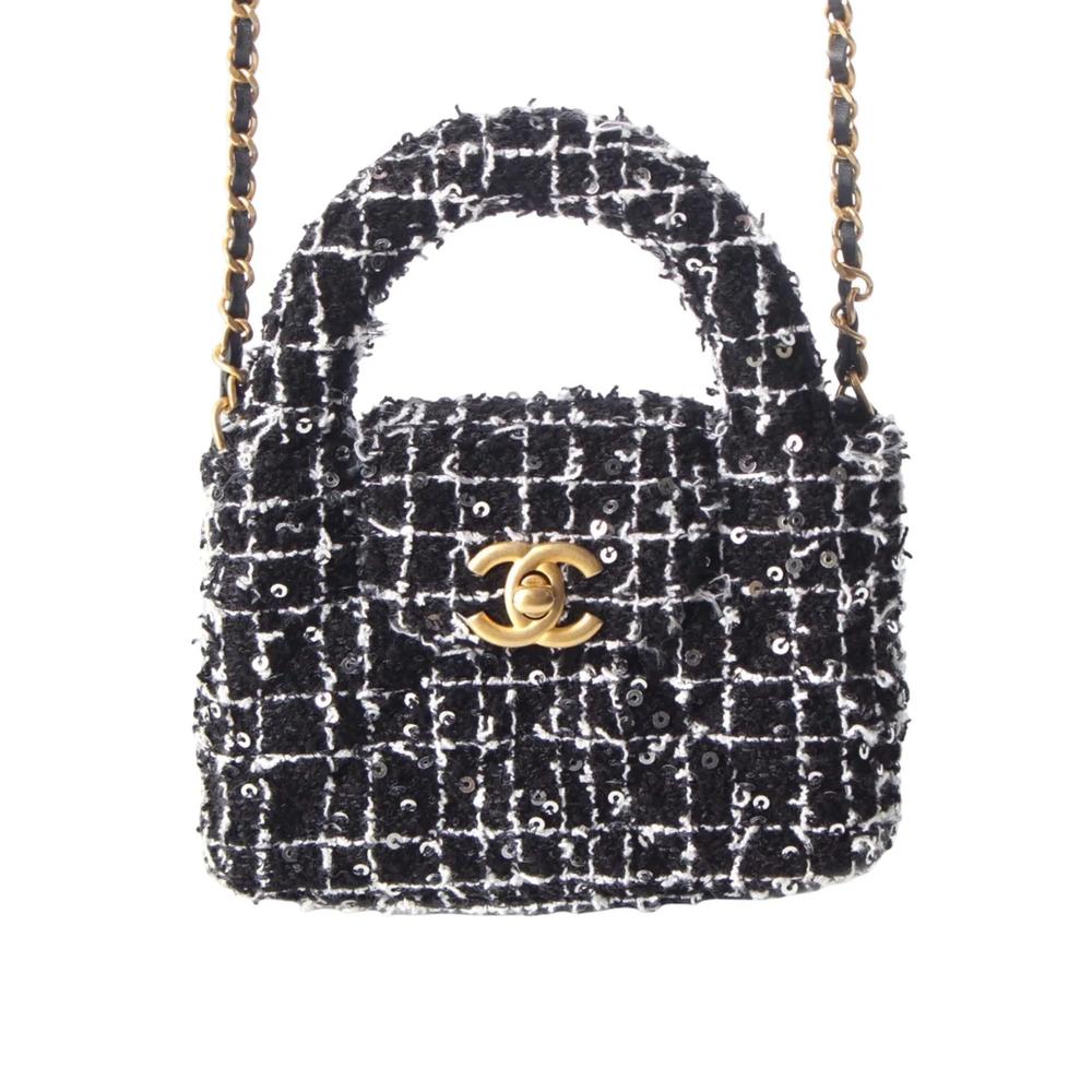Сумка-сэтчел Nano Tweed Kelly Clutch on Chain (2021-2026 годы) 1