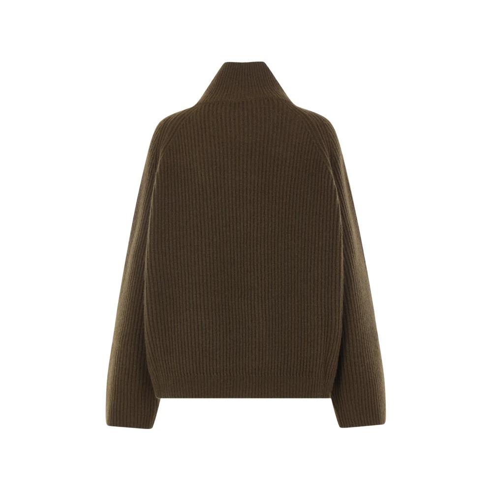 ribbed V-neck sweater 2