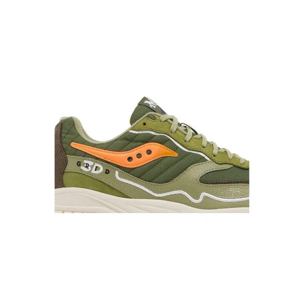 Лайфстайл Maybe Tomorrow x Saucony 3D Grid Hurricane 'Черепаха' 2