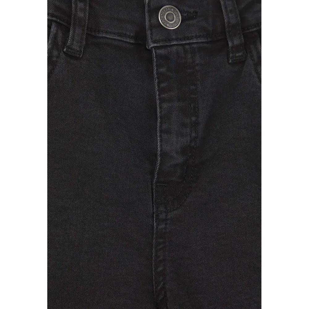 Черные детские джинсовые шорты из 100% хлопка Tkdss25Sr00026 3