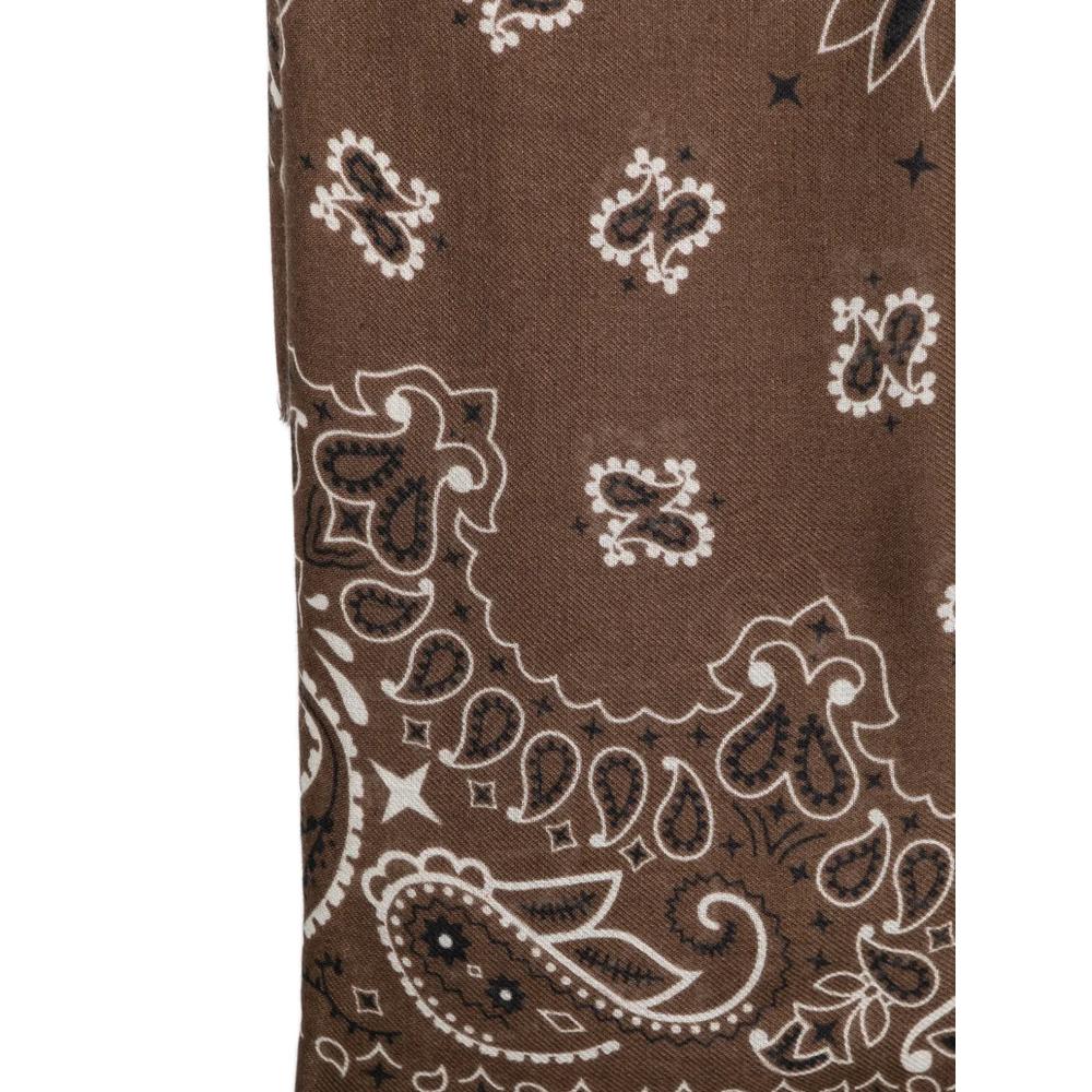 Foulard Maxi paisley-print frayed scarf 2