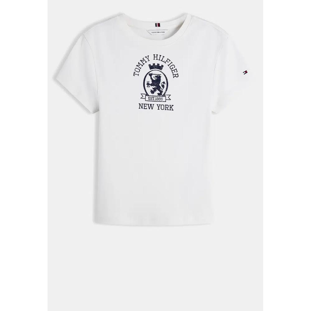Футболка с коротким рукавом и круглым вырезом Garment Dye Crest - Th Mainline 5