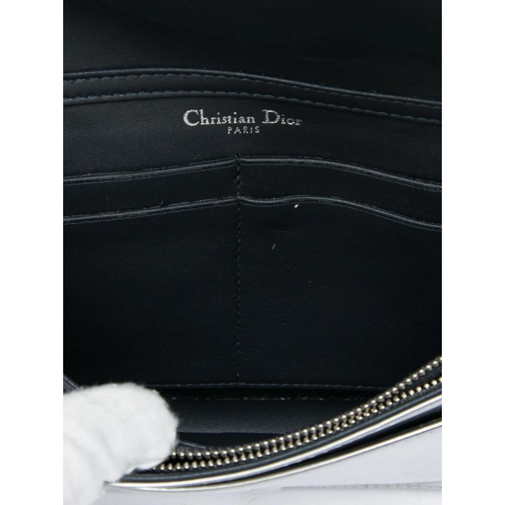 2019 Metallic Patent Microcannage Diorama Wallet on Chain crossbody bag 5
