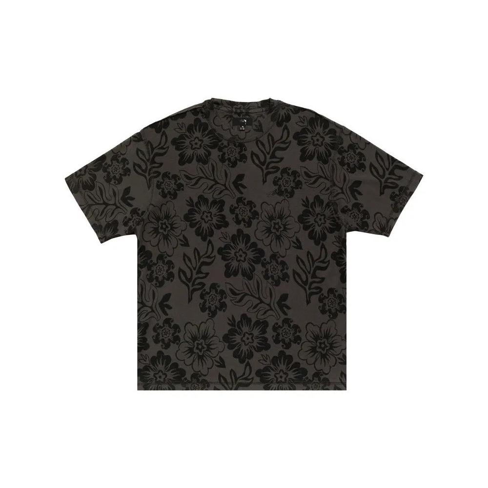 Футболки Stussy Lazy Floral Tee 'Винтаж блэк' 1