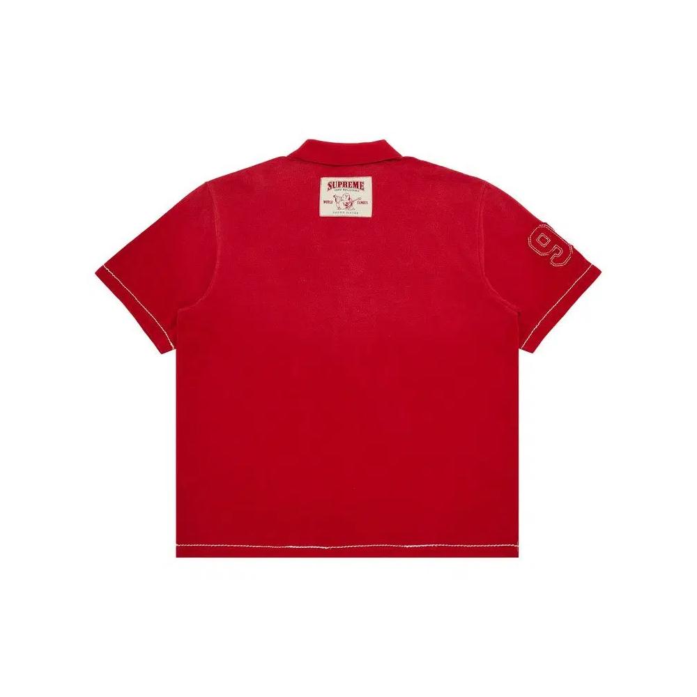 Поло Supreme x True Religion Appliqué 'Red' 2