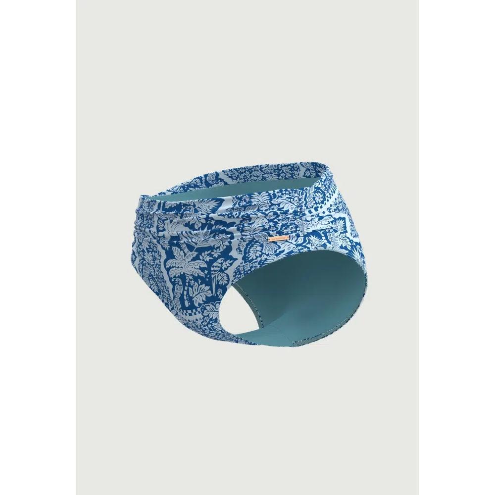 Soulistic Blue Awe классические брюки с присборенным поясом 4