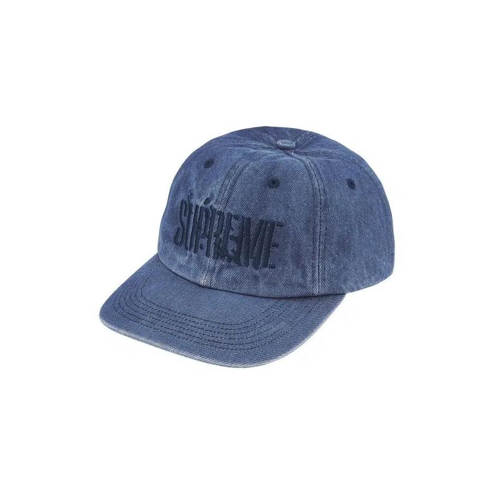 Кепки Supreme Splatter 6-Panel 'Denim' 1