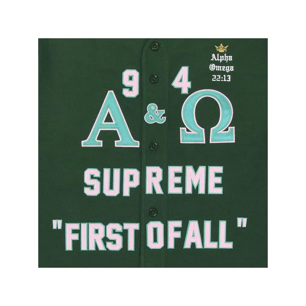 Бейсбольная джерси Jerseys Supreme Alpha Omega 'Green' 3