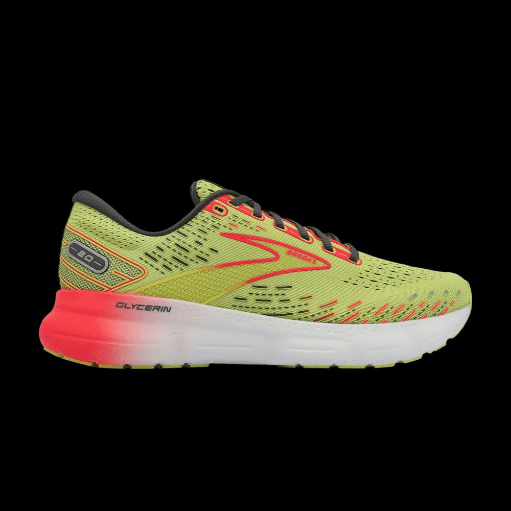Кроссовки Brooks Glycerin 20 «Lime Red Ebony» 1