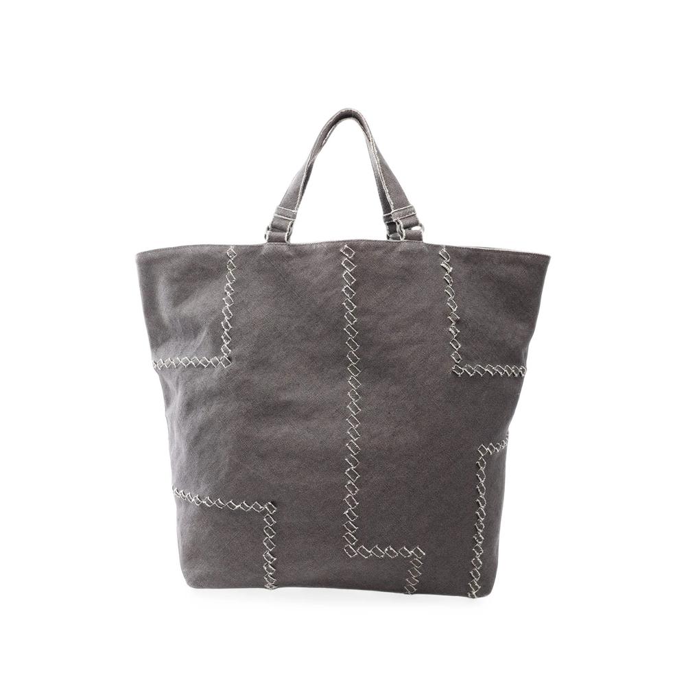 2000s whipstitch canvas tote bag 1