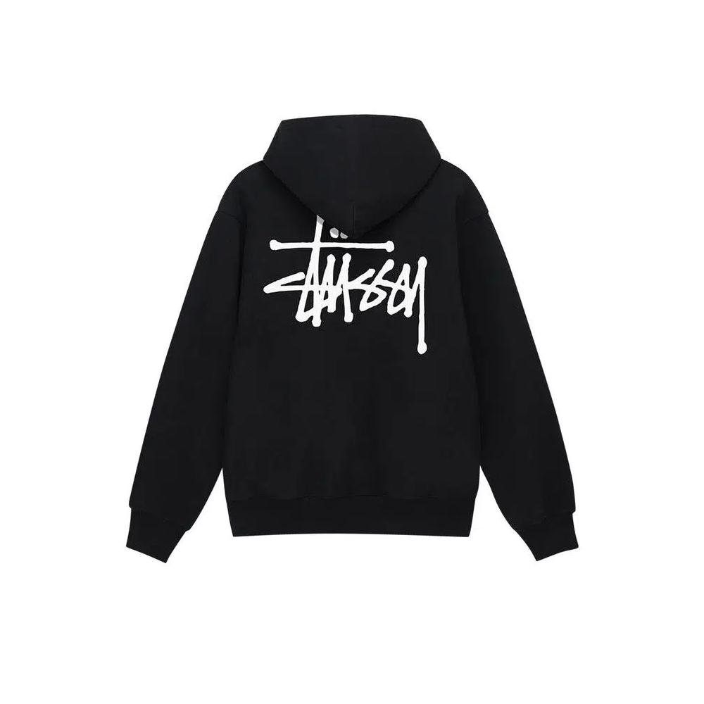 Худи Stussy Basic Hoodie 'Черный' 2