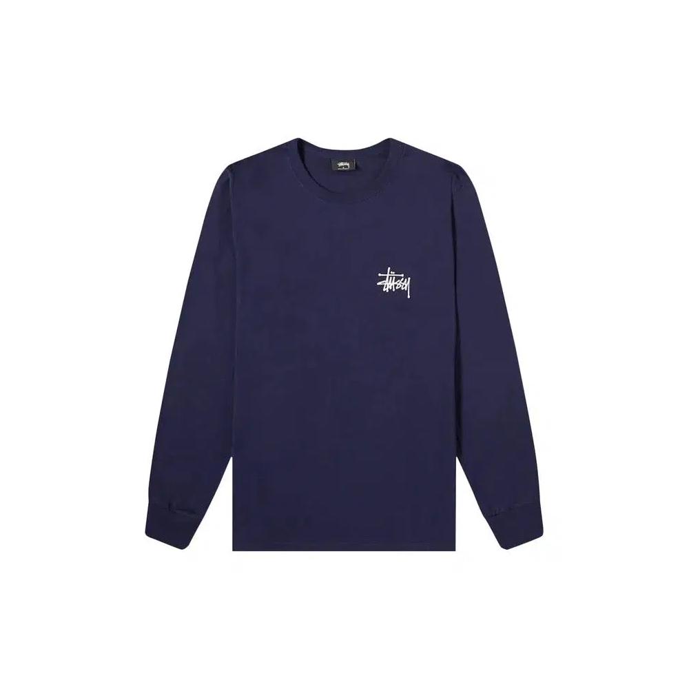 Футболки Stussy Basic Long-Sleeve Tee 'Navy' 1