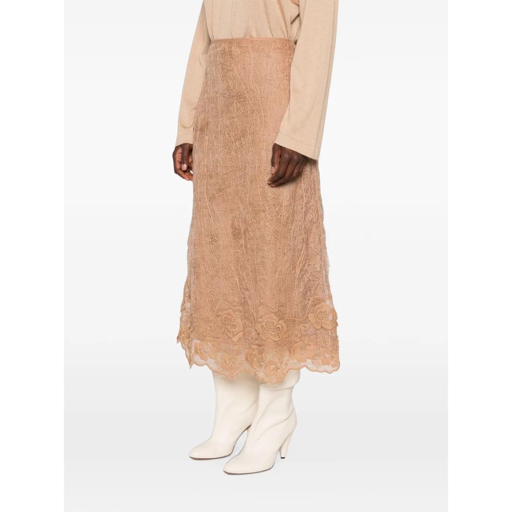 floral-lace midi skirt 3