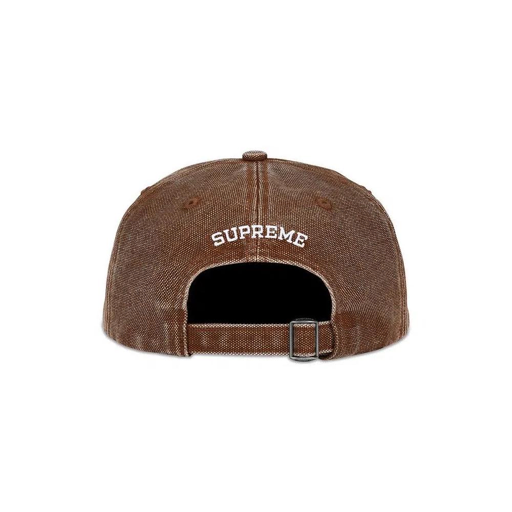 Кепки Supreme Pigment Coated S Logo 6-Panel 'Brown' 2