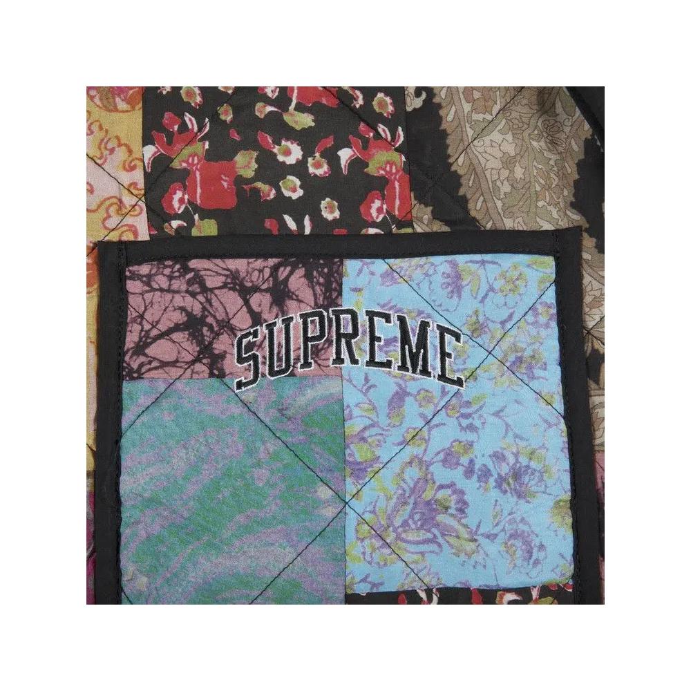 Куртки Supreme Двусторонняя стеганая куртка с пэчворком 'Мульти' 3