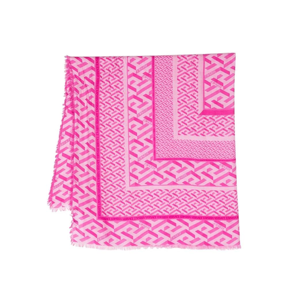all-over monogram-print scarf 1